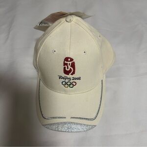 Beijing 2008 Cream and Silver Cap